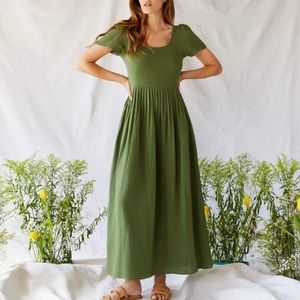 Christy Dawn The Scarlet Dress in Forest Gauze